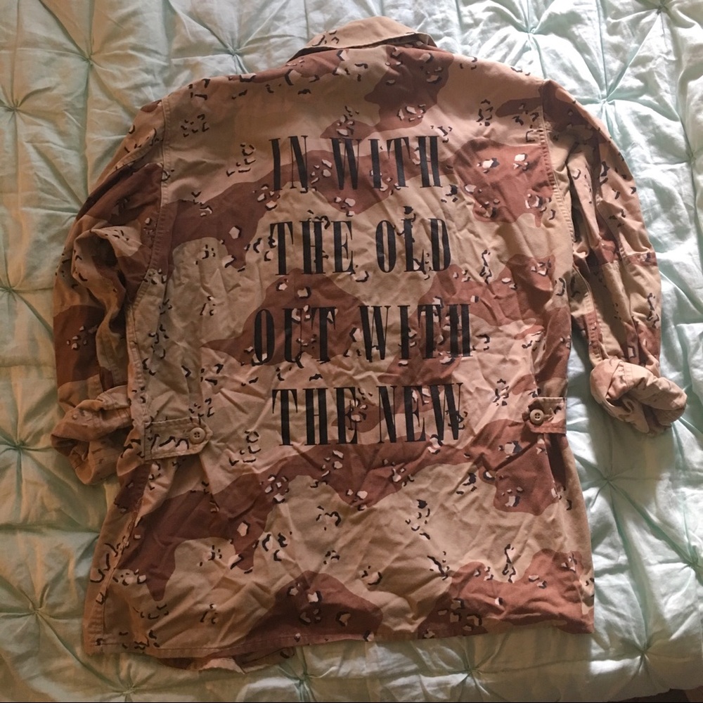 By Samii Ryan Camo Military Jacket